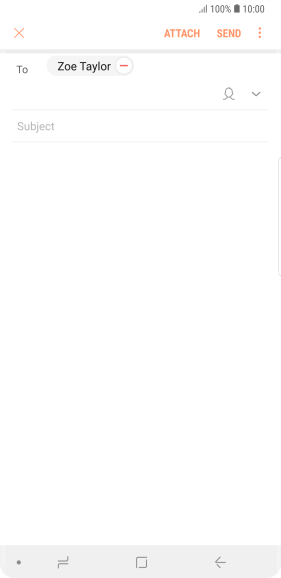 Press Subject and key in the required subject.