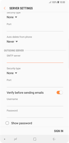 Press the drop down list below 