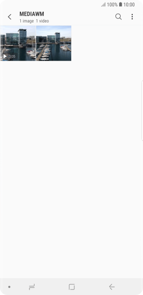 Press and hold any picture or video clip.