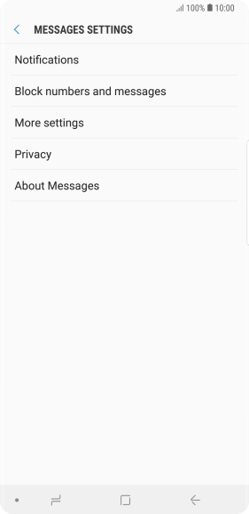 Press More settings.