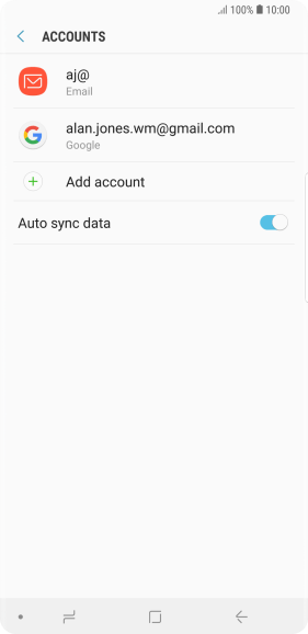 Press the Home key to return to the home screen.
