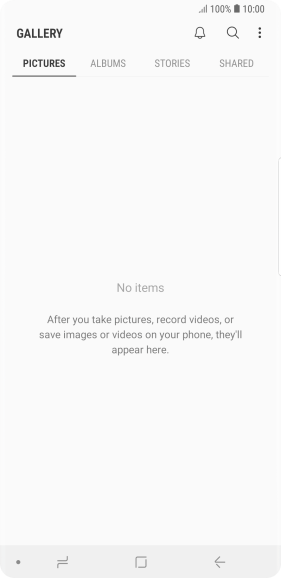 Press ALBUMS and go to the required folder.