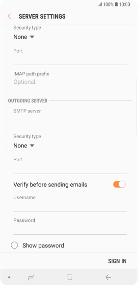Press the drop down list below 