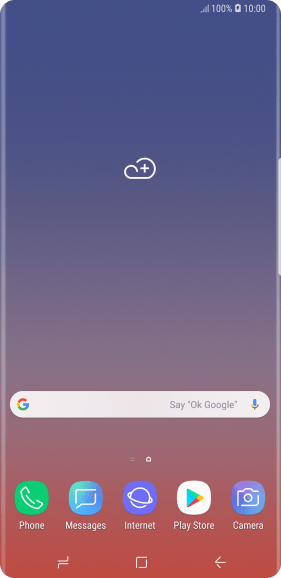 When the battery charging icon is displayed, the battery is charging.