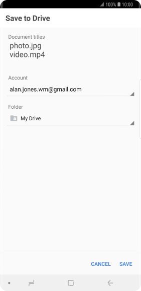 Press the field below 