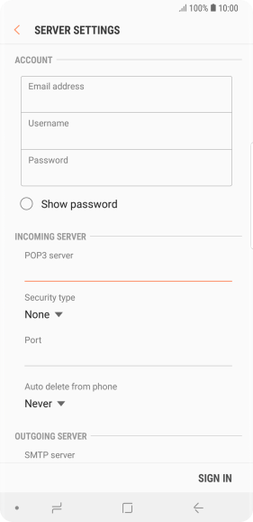Press the drop down list below 