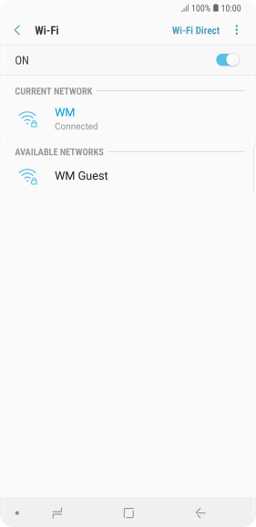 Press the Home key to return to the home screen.