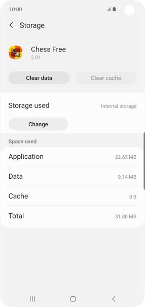 Press the Home key to return to the home screen.