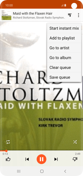 Press Add to playlist.