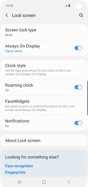 Press the Home key to return to the home screen.